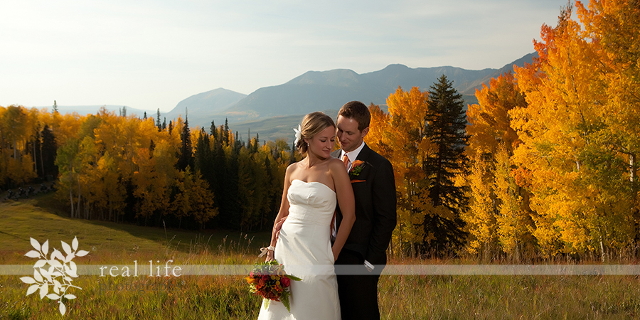 Beautiful Fall Gorrono Ranch Telluride Colorado Wedding in September