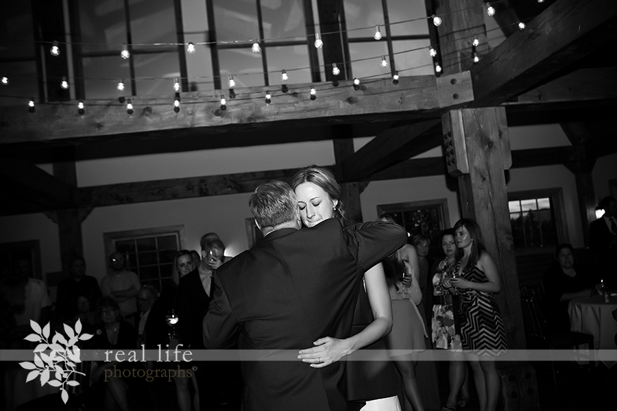 First dance bride with her dad at Gorrono Ranch Telluride Wedding
