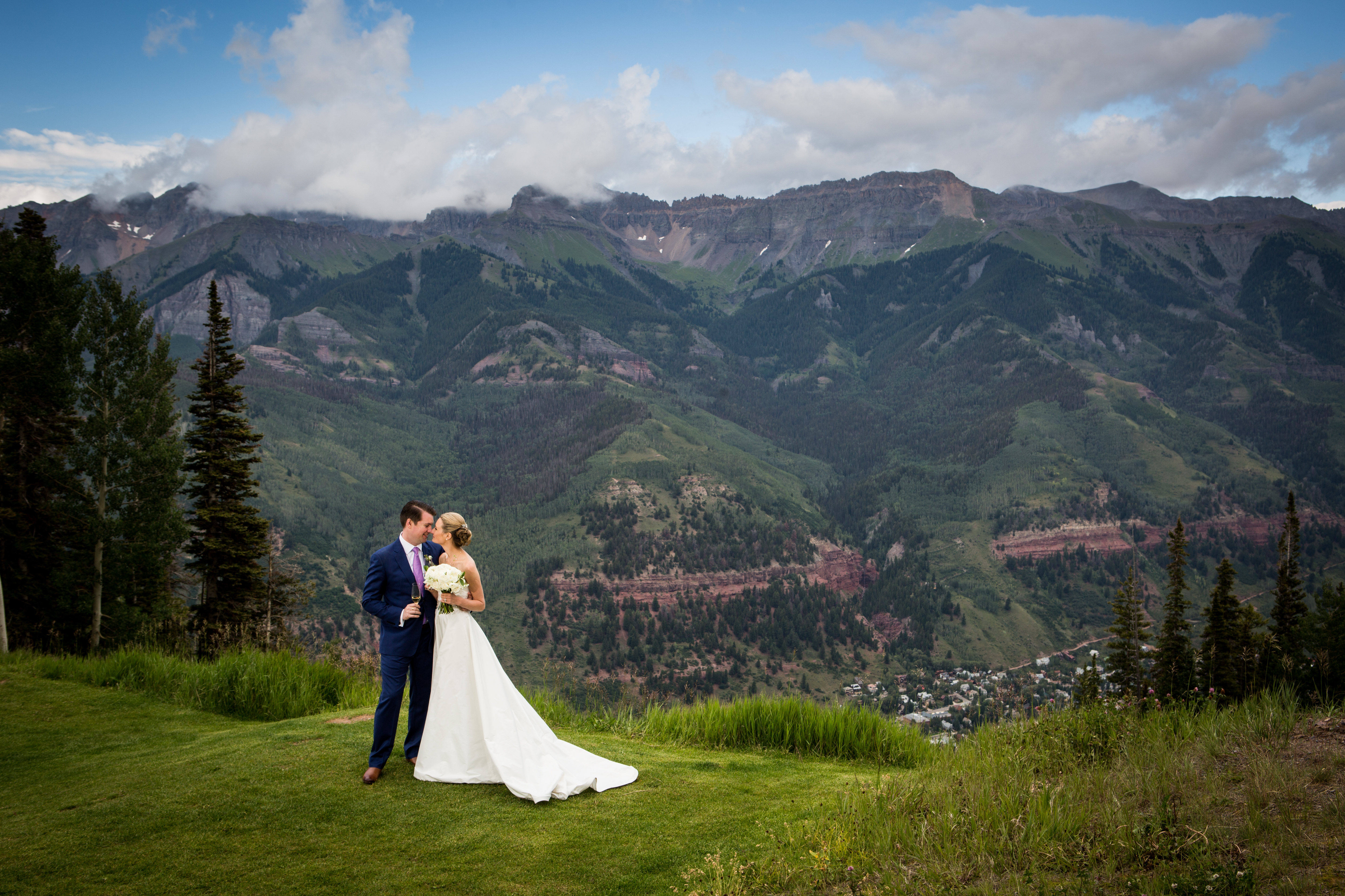 San Sophia Overlook, Telluride Colorado photographed by Telluride wedding photographer Real Life Photographs