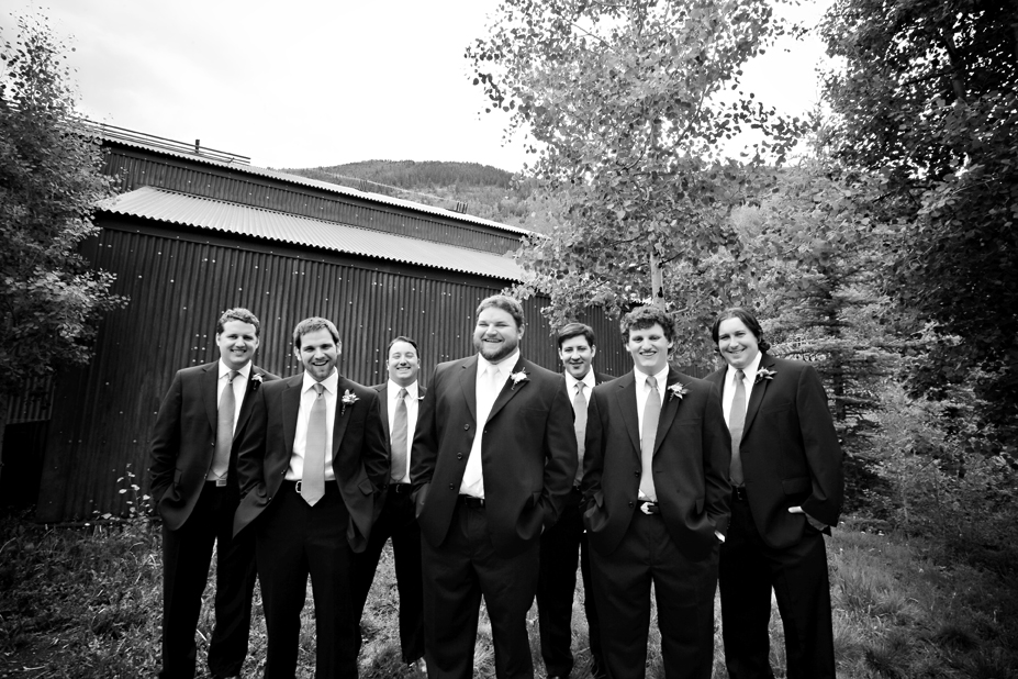 the groomsmen in Telluride Colorado 