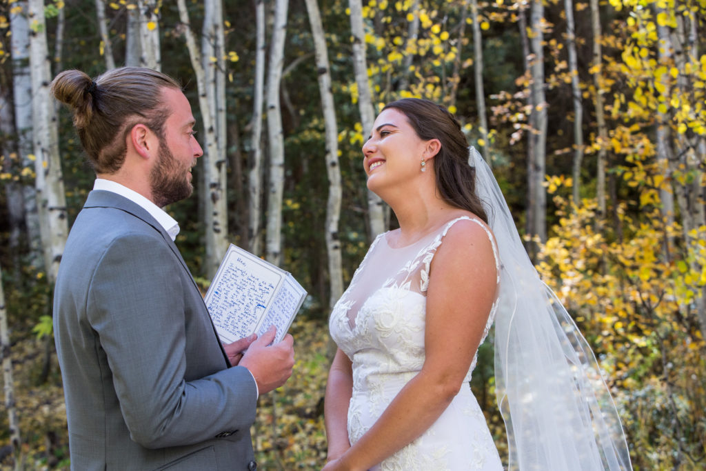 Telluride Town Park Wedding Vows