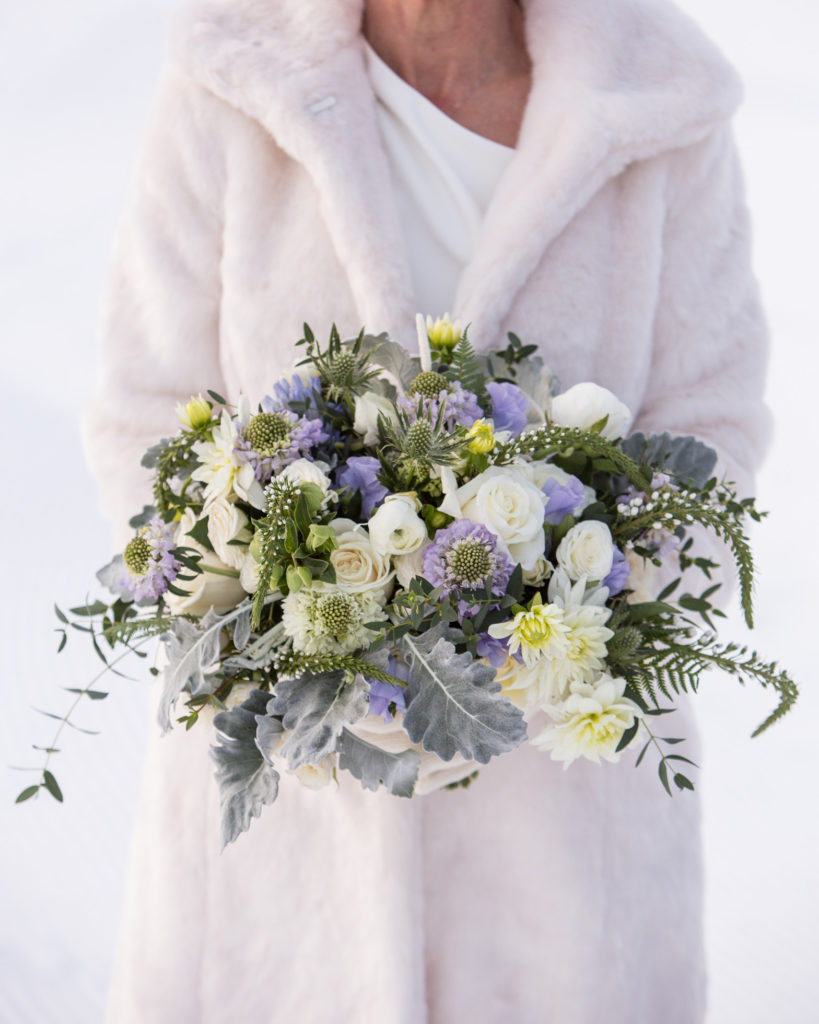 bridal bouquet designed by bridal veil floral design