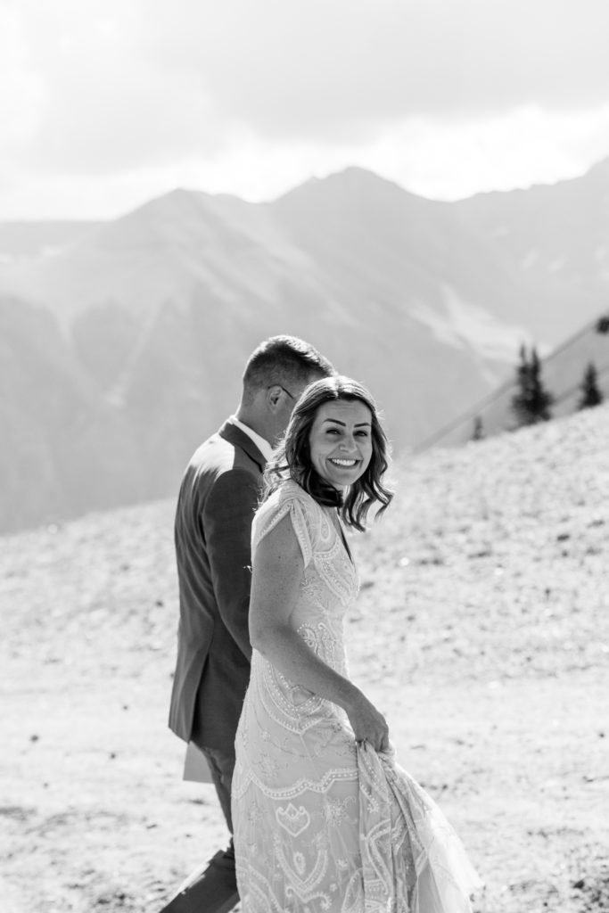 San Sophia Overlook elopement in Telluride, CO with Traci and Riley