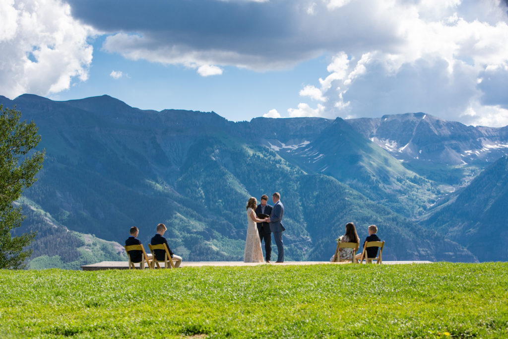 San Sophia Overlook elopement in Telluride, CO with Traci and Riley