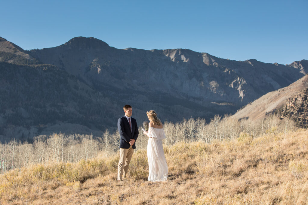 mountain elopement in Telluride, Colorado