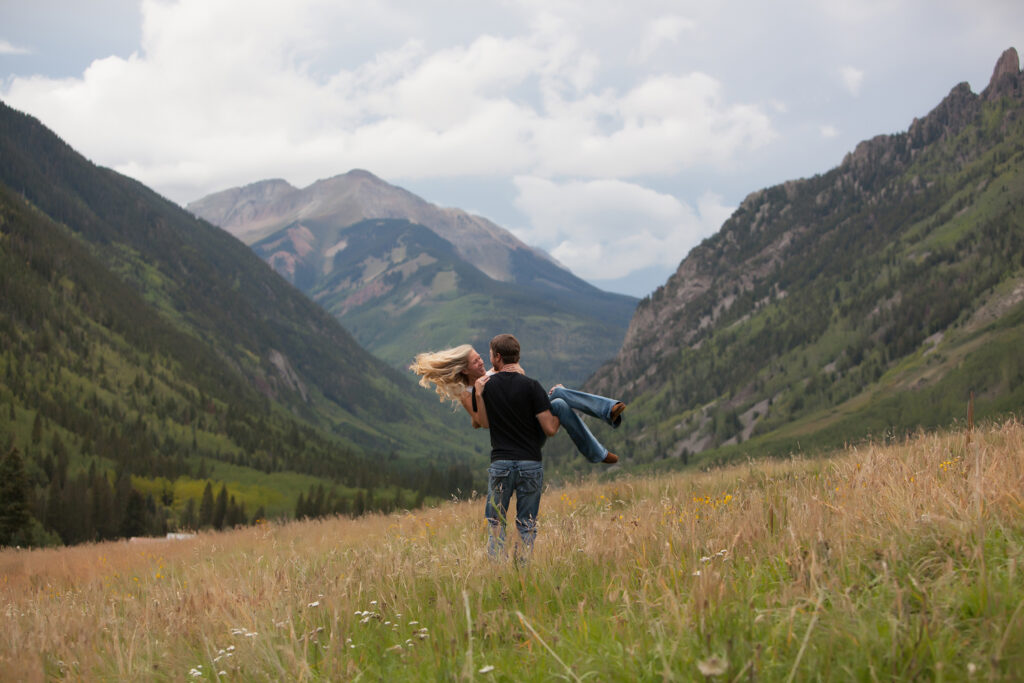 Ophir, Colorado engagement session in the mountains of Telluride, Colorado.